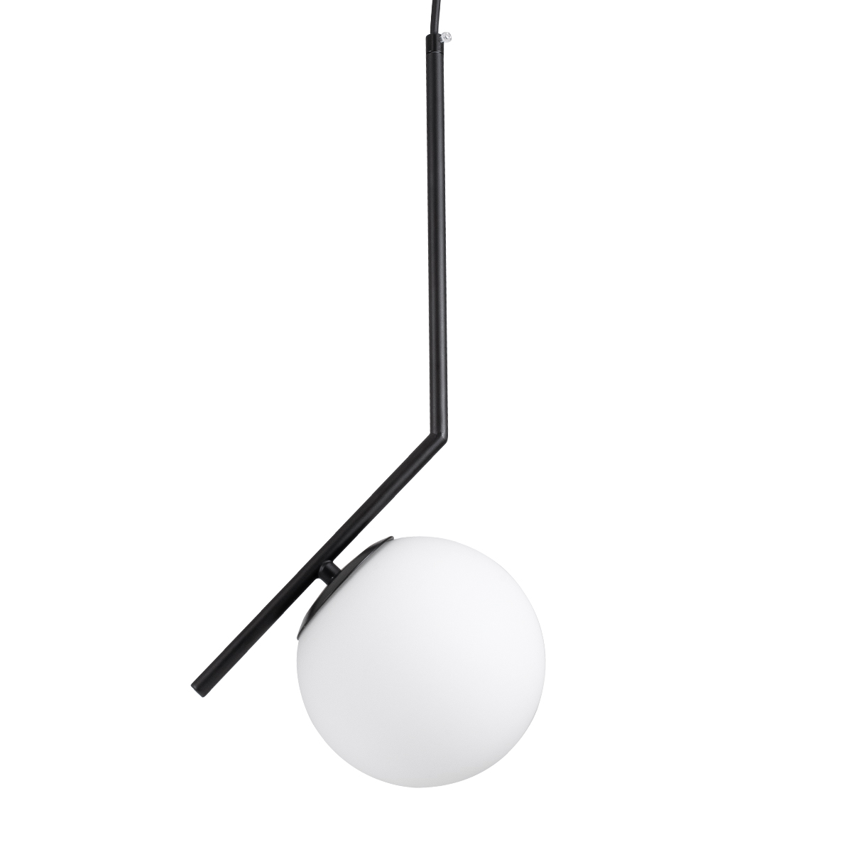 LEDTM® MONROE 00959 Μοντέρνο Κρεμαστό Φωτιστικό Οροφής με Ντουί 1 x E27 AC 220-240V IP20 - Μαύρο & Λευκό - Μ15 x Π15 x Υ49cm - Image 5