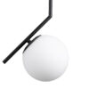 LEDTM® MONROE 00959 Μοντέρνο Κρεμαστό Φωτιστικό Οροφής με Ντουί 1 x E27 AC 220-240V IP20 - Μαύρο & Λευκό - Μ15 x Π15 x Υ49cm - Image 6