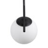 LEDTM® MONROE 00959 Μοντέρνο Κρεμαστό Φωτιστικό Οροφής με Ντουί 1 x E27 AC 220-240V IP20 - Μαύρο & Λευκό - Μ15 x Π15 x Υ49cm - Image 8