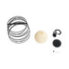 LEDTM® CARTER 00961 Μοντέρνο Κρεμαστό Φωτιστικό Οροφής με Ντουί 1 x E27 AC 220-240V IP20 - Μαύρο & Μπεζ - Μ32 x Π32 x Υ25cm - Image 10
