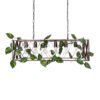 LEDTM® CLARITY 00963 Vintage Κρεμαστό Φωτιστικό Οροφής με Ντουί 6 x E27 AC 220-240V IP20 - Χάλκινο Εφέ Σκουριάς & Πράσινο - Μ78 x Π25 x Υ22cm - Image 5