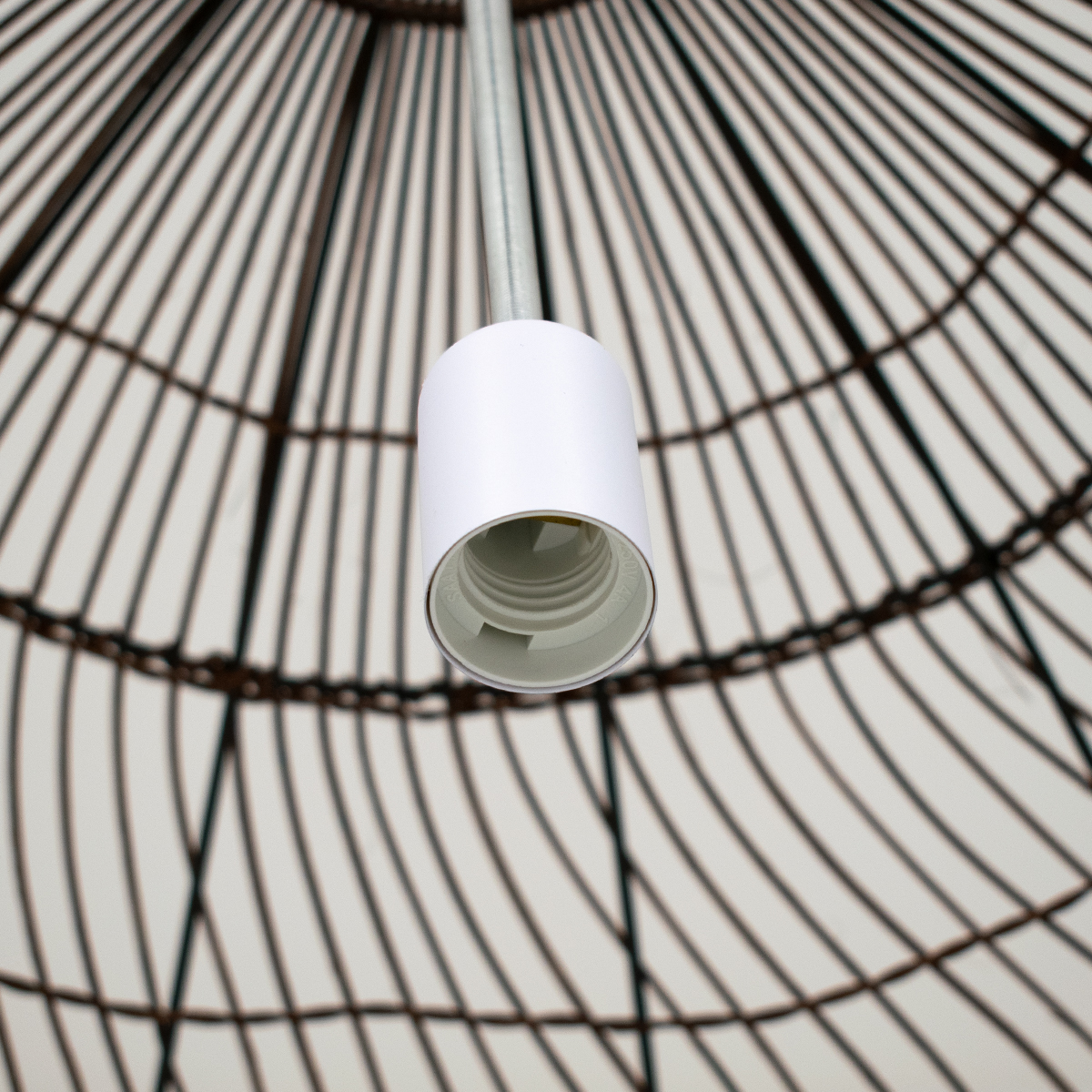 LEDTM® MALIBU 00967 Boho Κρεμαστό Φωτιστικό Οροφής με Ντουί 1 x E27 AC 220-240V IP20 - Καφέ - Μ100 x Π100 x Y86cm - Image 7