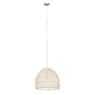 Alternative view of LEDTM® MALIBU 00968 Boho Κρεμαστό Φωτιστικό Οροφής με Ντουί 1 x E27 AC 220-240V IP20 - Μπεζ - Μ40 x Π40 x Υ35cm