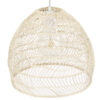 LEDTM® MALIBU 00968 Boho Κρεμαστό Φωτιστικό Οροφής με Ντουί 1 x E27 AC 220-240V IP20 - Μπεζ - Μ40 x Π40 x Υ35cm - Image 4