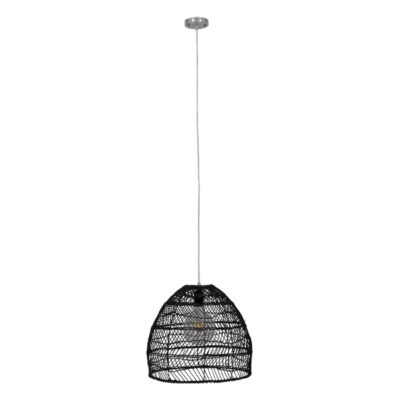 Alternative view of LEDTM® MALIBU 00969 Boho Κρεμαστό Φωτιστικό Οροφής με Ντουί 1 x E27 AC 220-240V IP20 - Μαύρο - Μ40 x Π40 x Υ35cm
