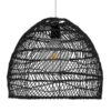 LEDTM® MALIBU 00969 Boho Κρεμαστό Φωτιστικό Οροφής με Ντουί 1 x E27 AC 220-240V IP20 - Μαύρο - Μ40 x Π40 x Υ35cm - Image 3