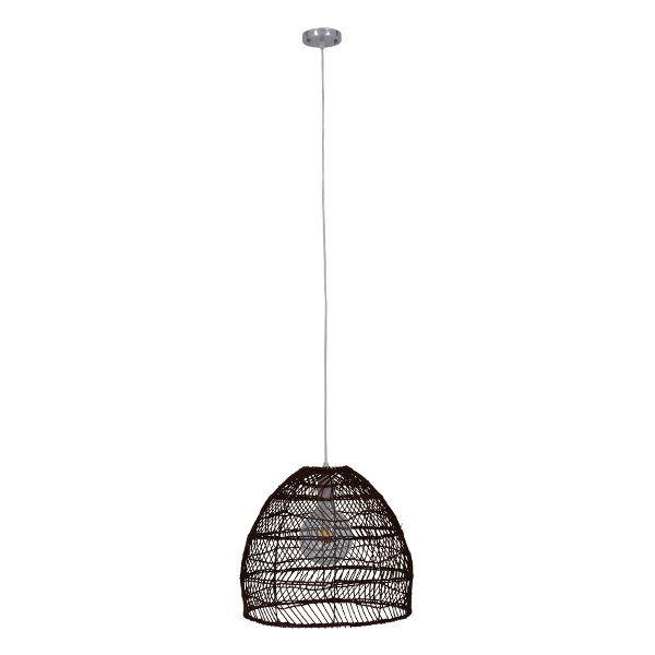 LEDTM® MALIBU 00970 Boho Κρεμαστό Φωτιστικό Οροφής με Ντουί 1 x E27 AC 220-240V IP20 - Καφέ - Μ40 x Π40 x Υ35cm - Image 3