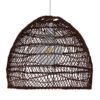LEDTM® MALIBU 00970 Boho Κρεμαστό Φωτιστικό Οροφής με Ντουί 1 x E27 AC 220-240V IP20 - Καφέ - Μ40 x Π40 x Υ35cm - Image 4