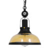 LEDTM® BILLIARD 00971 Vintage Κρεμαστό Φωτιστικό Οροφής με Ντουί 1 x E27 AC 220-240V IP20 - Mαύρο & Μελί - Μ25 x Π25 x Υ29cm - Image 4