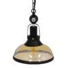 LEDTM® BILLIARD 00971 Vintage Κρεμαστό Φωτιστικό Οροφής με Ντουί 1 x E27 AC 220-240V IP20 - Mαύρο & Μελί - Μ25 x Π25 x Υ29cm - Image 5