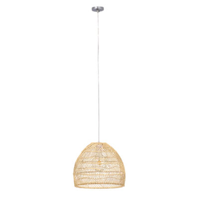 Alternative view of LEDTM® MALIBU 00973 Boho Κρεμαστό Φωτιστικό Οροφής με Ντουί 1 x E27 AC 220-240V IP20 - Μπεζ - Μ40 x Π40 x Υ35cm