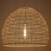 LEDTM® MALIBU 00974 Boho Κρεμαστό Φωτιστικό Οροφής με Ντουί 1 x E27 AC 220-240V IP20 - Μπεζ - Μ100 x Π100 x Y86cm - Image 2