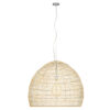 LEDTM® MALIBU 00974 Boho Κρεμαστό Φωτιστικό Οροφής με Ντουί 1 x E27 AC 220-240V IP20 - Μπεζ - Μ100 x Π100 x Y86cm - Image 3