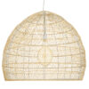 LEDTM® MALIBU 00974 Boho Κρεμαστό Φωτιστικό Οροφής με Ντουί 1 x E27 AC 220-240V IP20 - Μπεζ - Μ100 x Π100 x Y86cm - Image 4