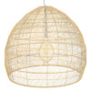 LEDTM® MALIBU 00974 Boho Κρεμαστό Φωτιστικό Οροφής με Ντουί 1 x E27 AC 220-240V IP20 - Μπεζ - Μ100 x Π100 x Y86cm - Image 5