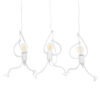LEDTM® FIGURE 10000981 Παιδικό Κρεμαστό Φωτιστικό Οροφής με Ντουί 3 x E27 AC 220-240V IP20 - Λευκό - Μ70 x Π10 x Υ105cm - Image 2