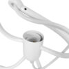 LEDTM® FIGURE 10000981 Παιδικό Κρεμαστό Φωτιστικό Οροφής με Ντουί 3 x E27 AC 220-240V IP20 - Λευκό - Μ70 x Π10 x Υ105cm - Image 4