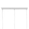 LEDTM® LITTLE MAN 00981 Μοντέρνο Κρεμαστό Φωτιστικό Οροφής με Ντουί 3 x E27 AC 220-240V IP20 - Λευκό - Μ70 x Π10 x Υ105cm - Image 6