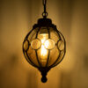 LEDTM® ETOILE 00988 Vintage Κρεμαστό Φωτιστικό Οροφής με Ντουί 1 x E27 AC 220-240V IP20 - Μπρούτζινο Εφέ Σκουριάς & Μελί - Μ18 x Π18 x Y27cm - Image 3