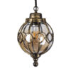 LEDTM® ETOILE 00988 Vintage Κρεμαστό Φωτιστικό Οροφής με Ντουί 1 x E27 AC 220-240V IP20 - Μπρούτζινο Εφέ Σκουριάς & Μελί - Μ18 x Π18 x Y27cm - Image 5