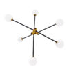 LEDTM® VELVET 00994 Μοντέρνο Κρεμαστό Φωτιστικό Οροφής με Ντουί 6 x G9 AC 220-240V IP20 - Πολύχρωμο - Μ80 x Π80 x Υ85cm - Image 4