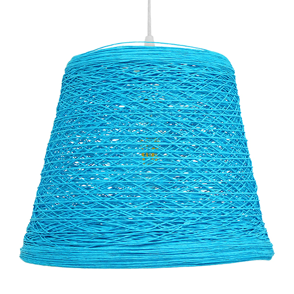 LEDTM® PLAYROOM 00995 Vintage Κρεμαστό Φωτιστικό Οροφής με Ντουί 1 x E27 AC 220-240V IP20 - Μπλε - Μ32 x Π32 x Υ27cm - Image 3