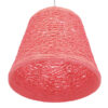 LEDTM® PLAYROOM 00996 Vintage Κρεμαστό Φωτιστικό Οροφής με Ντουί 1 x E27 AC 220-240V IP20 - Ροζ - Μ32 x Π32 x Υ27cm - Image 5