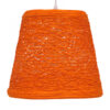 LEDTM® PLAYROOM 00997 Vintage Κρεμαστό Φωτιστικό Οροφής με Ντουί 1 x E27 AC 220-240V IP20 - Πορτοκαλί - Μ32 x Π32 x Υ27cm - Image 3