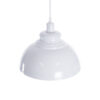 LEDTM® ANDY 00999 Μοντέρνο Κρεμαστό Φωτιστικό Οροφής με Ντουί 1 x E27 AC 220-240V IP20 - Λευκό & Χρυσό - Μ35 x Π35 x Υ28cm - Image 5