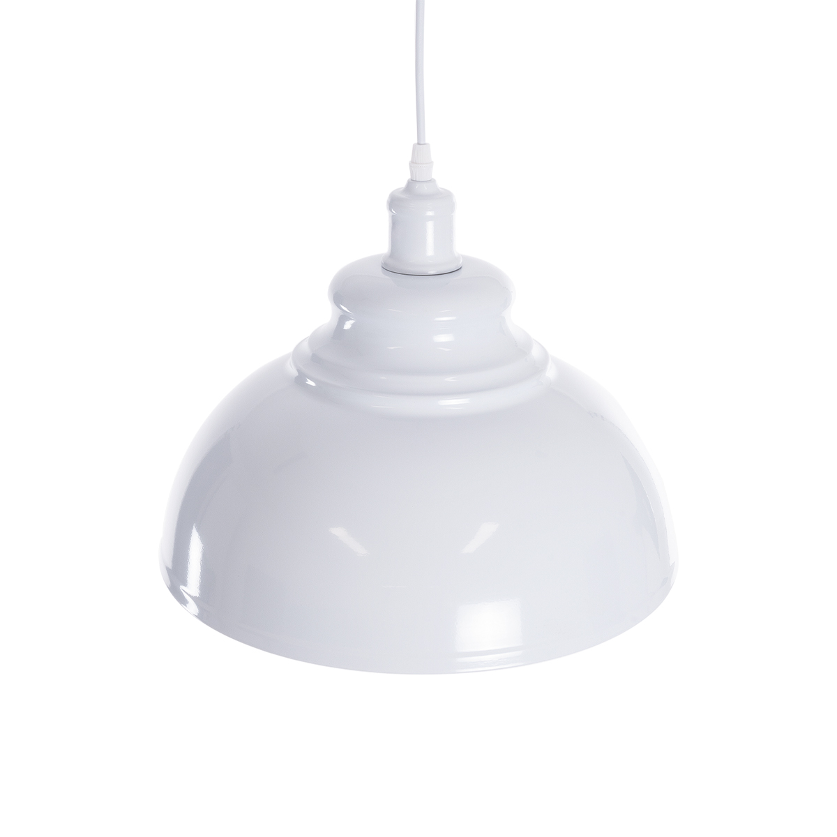 LEDTM® ANDY 00999 Μοντέρνο Κρεμαστό Φωτιστικό Οροφής με Ντουί 1 x E27 AC 220-240V IP20 - Λευκό & Χρυσό - Μ35 x Π35 x Υ28cm - Image 5