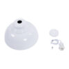 LEDTM® ANDY 00999 Μοντέρνο Κρεμαστό Φωτιστικό Οροφής με Ντουί 1 x E27 AC 220-240V IP20 - Λευκό & Χρυσό - Μ35 x Π35 x Υ28cm - Image 9