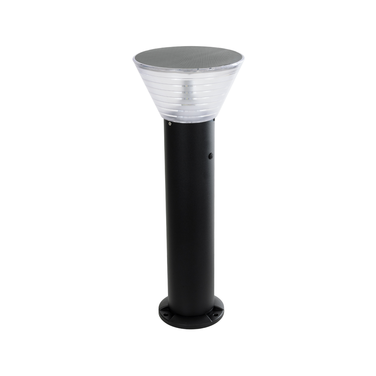 LEDTM® VEGGIE 90550 Φωτιστικό Κολωνάκι Κήπου με Ντουί 1 x E27 AC 220-240V Αδιάβροχο IP65 - Μαύρο - Μ23 x Π23 x Υ60cm - Image 2
