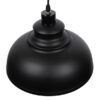 LEDTM® ANDY 01000 Μοντέρνο Κρεμαστό Φωτιστικό Οροφής με Ντουί 1 x E27 AC 220-240V IP20 - Μαύρο & Χρυσό - Μ35 x Π35 x Υ28cm - Image 4