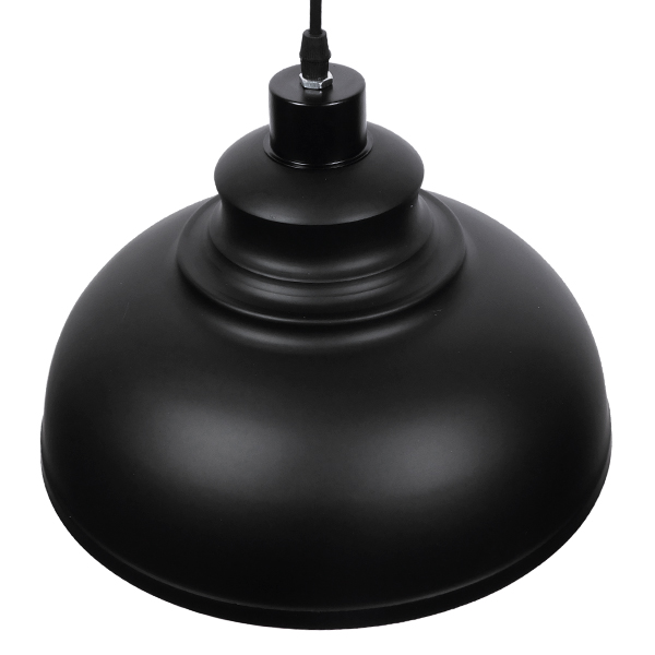 LEDTM® ANDY 01000 Μοντέρνο Κρεμαστό Φωτιστικό Οροφής με Ντουί 1 x E27 AC 220-240V IP20 - Μαύρο & Χρυσό - Μ35 x Π35 x Υ28cm - Image 4