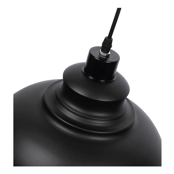 LEDTM® ANDY 01000 Μοντέρνο Κρεμαστό Φωτιστικό Οροφής με Ντουί 1 x E27 AC 220-240V IP20 - Μαύρο & Χρυσό - Μ35 x Π35 x Υ28cm - Image 5