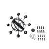 LEDTM® ESTELLE 01003 Vintage Κρεμαστό Φωτιστικό Οροφής με Ντουί 8 x E14 AC 220-240V IP20 - Μαύρο - Μ65 x Π65 x Y50cm - Image 12