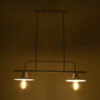 LEDTM® REGAL 01008 Vintage Φωτιστικό Οροφής με Ντουί 2 x E27 AC 220-240V IP20 - Λευκό - Μ80 x Π26 x Υ82cm - Image 3