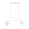 LEDTM® REGAL 01008 Vintage Φωτιστικό Οροφής με Ντουί 2 x E27 AC 220-240V IP20 - Λευκό - Μ80 x Π26 x Υ82cm - Image 4
