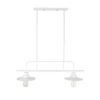 LEDTM® REGAL 01008 Vintage Φωτιστικό Οροφής με Ντουί 2 x E27 AC 220-240V IP20 - Λευκό - Μ80 x Π26 x Υ82cm - Image 5