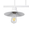 LEDTM® REGAL 01008 Vintage Φωτιστικό Οροφής με Ντουί 2 x E27 AC 220-240V IP20 - Λευκό - Μ80 x Π26 x Υ82cm - Image 9
