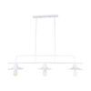 LEDTM® REGAL 01010 Vintage Φωτιστικό Οροφής με Ντουί 3 x E27 AC 220-240V IP20 - Λευκό - Μ110 x Π26 x Υ75cm - Image 4