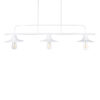 LEDTM® REGAL 01010 Vintage Φωτιστικό Οροφής με Ντουί 3 x E27 AC 220-240V IP20 - Λευκό - Μ110 x Π26 x Υ75cm - Image 8