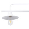 LEDTM® REGAL 01010 Vintage Φωτιστικό Οροφής με Ντουί 3 x E27 AC 220-240V IP20 - Λευκό - Μ110 x Π26 x Υ75cm - Image 9