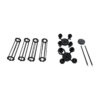 LEDTM® TUBING 01013 Vintage Κρεμαστό Φωτιστικό Οροφής με Ντουί 4 x E27 AC 220-240V IP20 - Μαύρο - Μ27 x Π27 x Y47cm - Image 11
