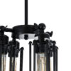 LEDTM® TUBING 01013 Vintage Κρεμαστό Φωτιστικό Οροφής με Ντουί 4 x E27 AC 220-240V IP20 - Μαύρο - Μ27 x Π27 x Y47cm - Image 8