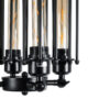 LEDTM® TUBING 01013 Vintage Κρεμαστό Φωτιστικό Οροφής με Ντουί 4 x E27 AC 220-240V IP20 - Μαύρο - Μ27 x Π27 x Y47cm - Image 9
