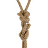 LEDTM® ROPE 01019 Boho Κρεμαστό Φωτιστικό Οροφής με Ντουί 2 x E27 AC 220-240V IP20 - Μπεζ - Μ38 x Π3.5 x Υ200cm - Image 6