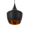 LEDTM® SHANGHAI 01025-A Μοντέρνο Κρεμαστό Φωτιστικό Οροφής με Ντουί 1 x E27 AC 220-240V IP20 - Μαύρο & Χρυσό - Μ24 x Π24 x Υ30cm - Image 6