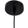 LEDTM® SHANGHAI 01025-B Μοντέρνο Κρεμαστό Φωτιστικό Οροφής με Ντουί 1 x E27 AC 220-240V IP20 - Μαύρο & Χρυσό - Μ37 x Π37 x Υ20cm - Image 10
