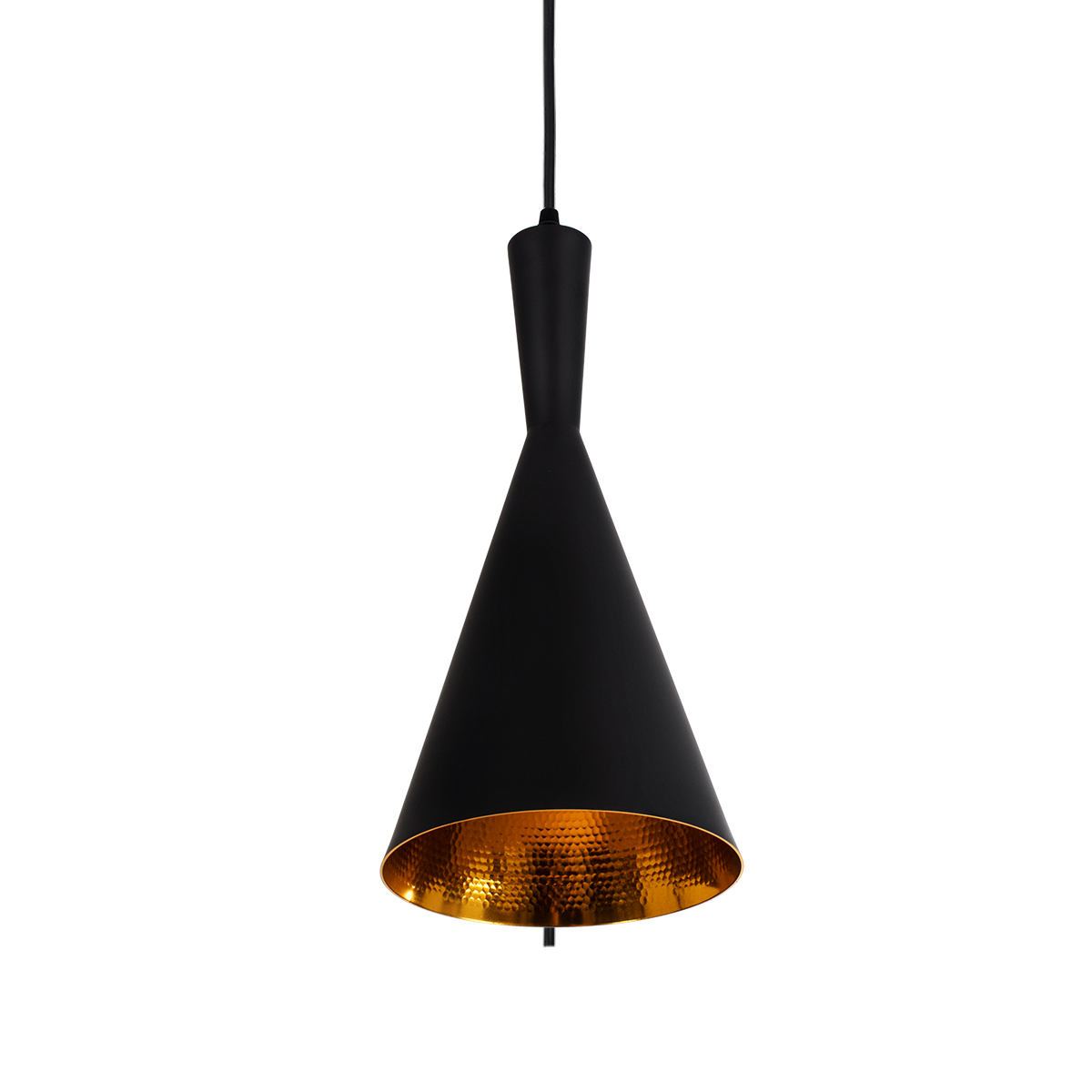 LEDTM® SHANGHAI 01025-C Μοντέρνο Κρεμαστό Φωτιστικό Οροφής με Ντουί 1 x E27 AC 220-240V IP20 - Μαύρο & Χρυσό - Μ19 x Π19 x Υ38cm - Image 6